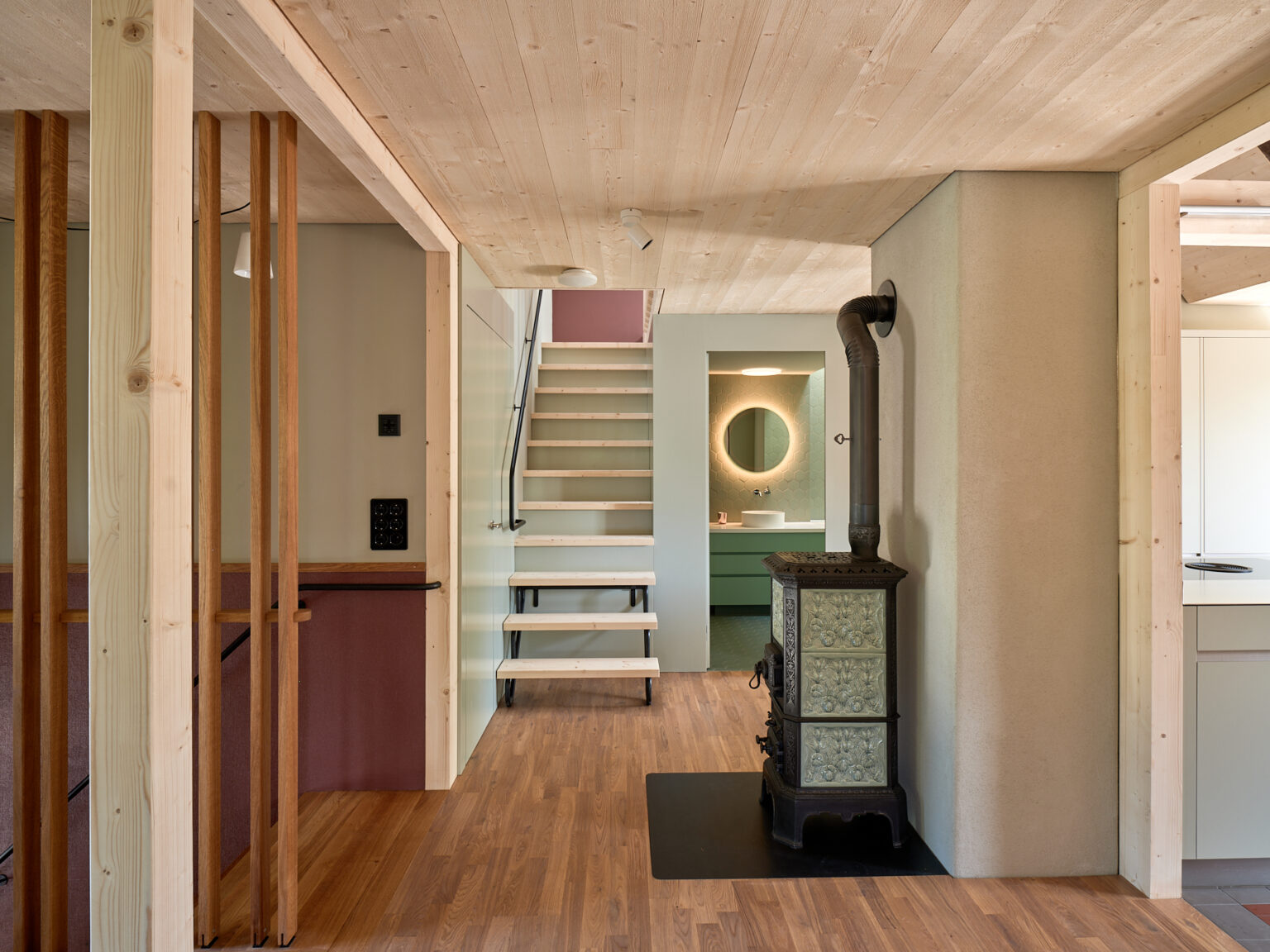 Einbau Loftwohnung in Dachbereich eines Ründihauses im Zentrum von Langnau im Emmental